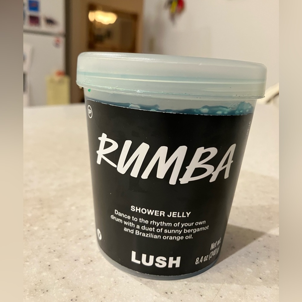 ONE Lush Rumba Shower Jelly 8.4oz Pot - Bergamot Orange Rose Apple USEBY 3/17/26